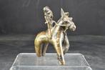 Statue, Statue of a horseman - 19th century - 8.7 cm -, Antiquités & Art, Art | Art non-occidental