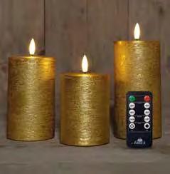Ledkaarsen candle rustiek gold goud annas collection led, Huis en Inrichting, Woonaccessoires | Kunstplanten en Kunstbloemen, Nieuw