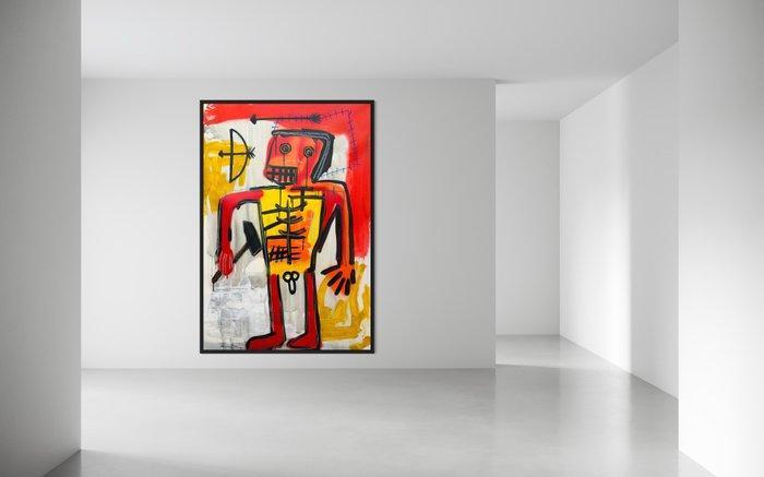 Dominik Brunner (1988) - Hammastra like Basquiat, Antiek en Kunst, Kunst | Schilderijen | Modern