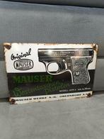 Mauser - Enseigne en émail - WPT.|| Kal. 6,35 mm - Émail,