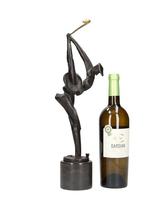 Beeldje, A golfer - 43 cm - Brons, Antiek en Kunst, Kunst | Designobjecten