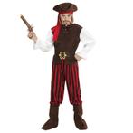Piraat Kostuum Rood Bruin Jongen, Kinderen en Baby's, Verzenden, Nieuw