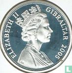 Gibraltar 5 pounds 2005 (PROOF - zilver) 200th anniversa..., Verzenden, Overige landen, Losse munt, Goud