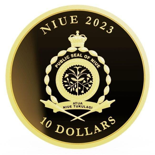 Niue. 10 Dollars 2023 1/10 oz $10 NZD Niue Equilibrium, Timbres & Monnaies, Métaux nobles & Lingots