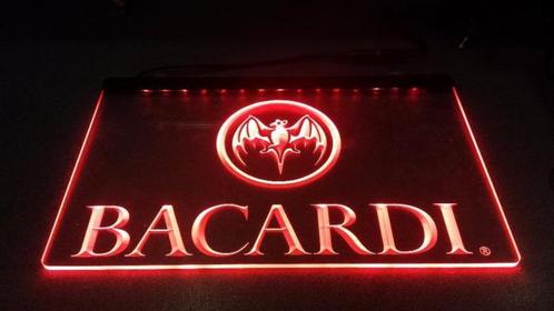 Bacardi neon bord lamp LED verlichting reclame lichtbak XL *, Huis en Inrichting, Lampen | Overige, Nieuw, Verzenden