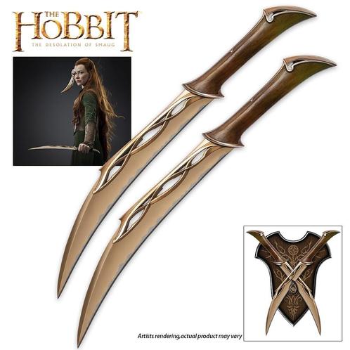 The Hobbit Replica 1/1 Fighting Knives of Tauriel, Verzamelen, Lord of the Rings, Ophalen of Verzenden