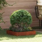 vidaXL Grasafscherming Roestig 50 x 50 x 13 cm Cortenstaal, Tuin en Terras, Bielzen en Borduren, Verzenden, Nieuw