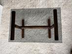 Tafel - Rookglas - Bamboe Stokken tafel