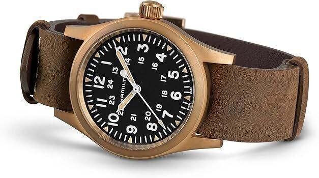 Hamilton - Hamilton Khaki Field Mechanical Bronze -, Handtassen en Accessoires, Horloges | Heren