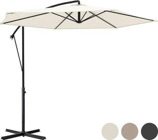 2dekans | LifeGoods Zweefparasol - tot 8 Personen - Ø300cm -, Jardin & Terrasse, Ensembles de jardin, Enlèvement ou Envoi
