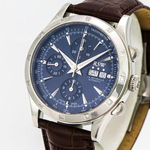 RSW - La Neuveville Valjoux automatic - RSWA129-SL-D-9 -, Handtassen en Accessoires, Horloges | Heren