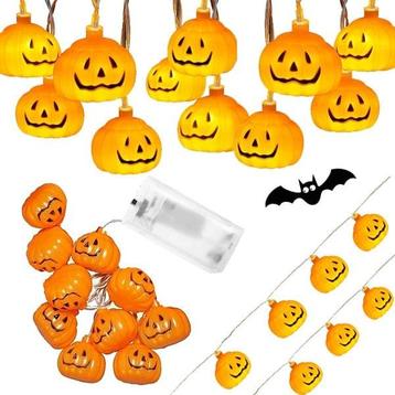 Halloween led slinger pompoentjes 4.5*5cm  lichtketting 2 beschikbaar voor biedingen
