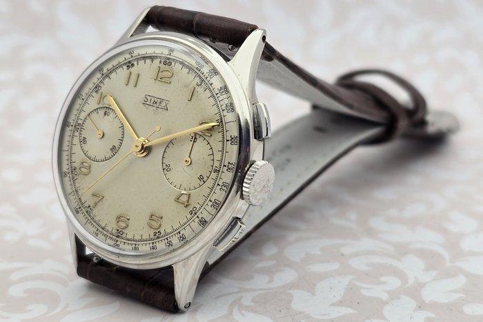 Chronographe Suisse - SINEX - Cal. Vênus 175 - Zonder, Handtassen en Accessoires, Horloges | Heren