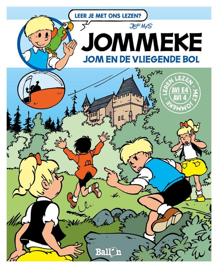 Jom en de vliegende bol (avi E4) / Jommeke AVI / 1, Livres, Livres pour enfants | Jeunesse | Moins de 10 ans, Envoi