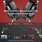 A71 Gaming Studio DJ Koptelefoon met 6.35mm en 3.5mm AUX, Verzenden, Nieuw