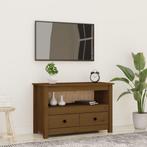 vidaXL Tv-meubel 79x35x52 cm massief grenenhout honingbruin, Huis en Inrichting, Kasten |Televisiemeubels, Verzenden, Nieuw