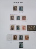 Belgique 1849/1866 - Lot timbres Belgique avec séries roi