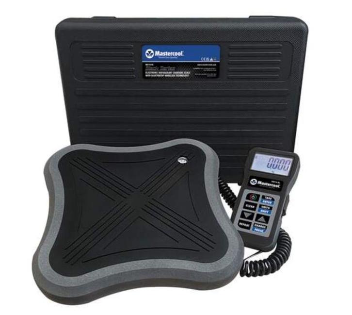 Mastercool Black Series weegschaal max. 110 kg (Gereedschap), Doe-het-zelf en Bouw, Meetapparatuur, Overige meters, Nieuw, Verzenden