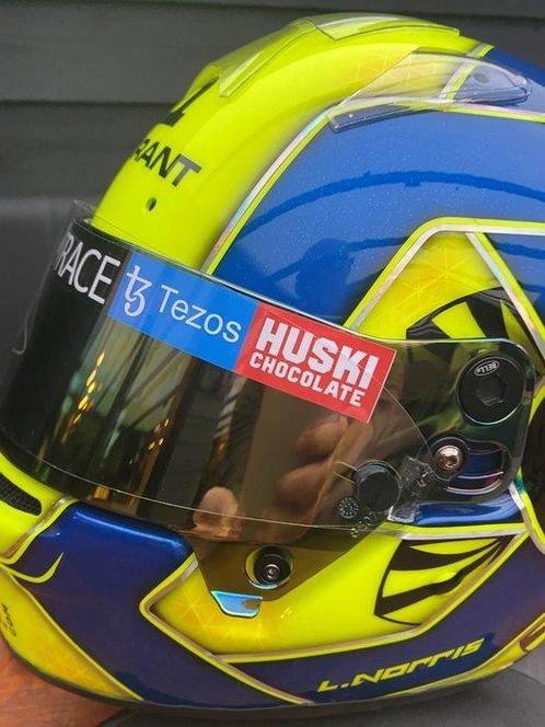 Mclaren - Lando Norris - 2021 - Replica helm, Verzamelen, Automerken, Motoren en Formule 1