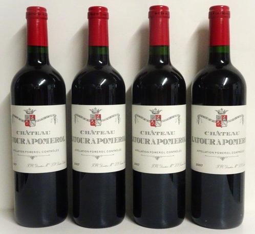 2007 Chateau Latour a Pomerol - Pomerol - 4 Bouteilles (0,75, Verzamelen, Wijnen