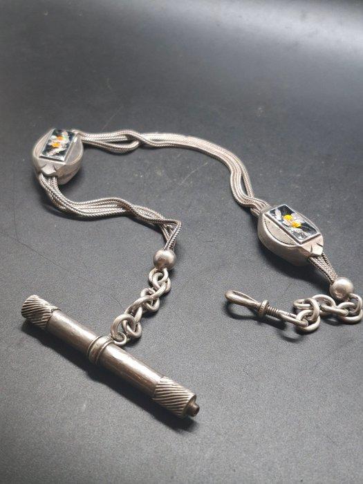 0.800 - chaîne de montre - 1850-1900, Handtassen en Accessoires, Horloges | Heren