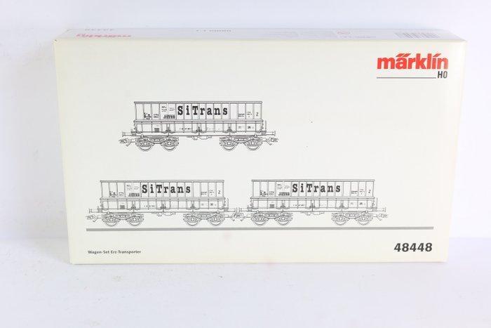 Märklin H0 - 48448 - Modeltrein goederenwagonset (1) - Drie, Hobby en Vrije tijd, Modeltreinen | H0