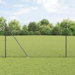 vidaXL Hexagon Omheining Grijs 1.5x50 m Staal, Verzenden, Nieuw