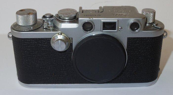 Leica IIIf rangefinder - 1952 - Industar 3.5/50mm - working, Verzamelen, Foto-apparatuur en Filmapparatuur