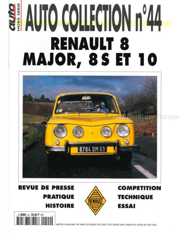 1998 AUTO COLLECTION MAGZINE 44 FRANS, Livres, Autos | Brochures & Magazines, Enlèvement ou Envoi
