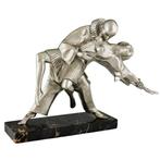 Thomas François Cartier - sculptuur, Art Deco beeld Tango,