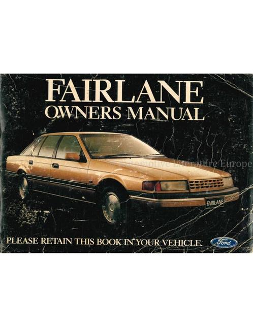 1989 FORD FAIRLANE INSTRUCTIEBOEKJE ENGELS (AU), Auto diversen, Handleidingen en Instructieboekjes