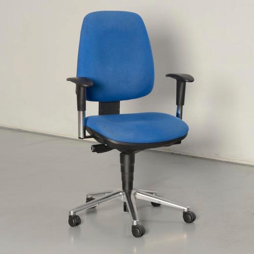 Sitland bureaustoel, blauw, 1D armleggers,, Huis en Inrichting, Bureaustoelen, Gebruikt, Ophalen of Verzenden