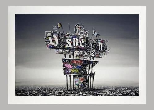 Roamcouch (1976) - Ruined Sign (Artist Proof) with Jeff, Antiek en Kunst, Kunst | Schilderijen | Modern