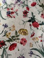 Heerlijk rustiek jacquard bloemenveertextiel - Textiel  -, Antiek en Kunst
