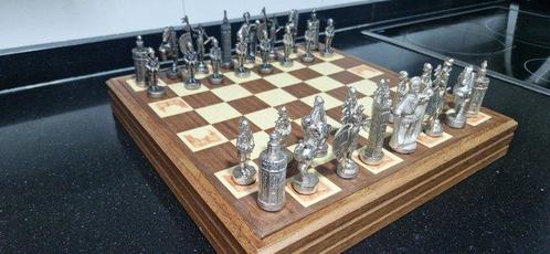 Schaakspel - Ajedrez de Lujo Sevilla (España) - Hout en, Antiek en Kunst, Curiosa en Brocante