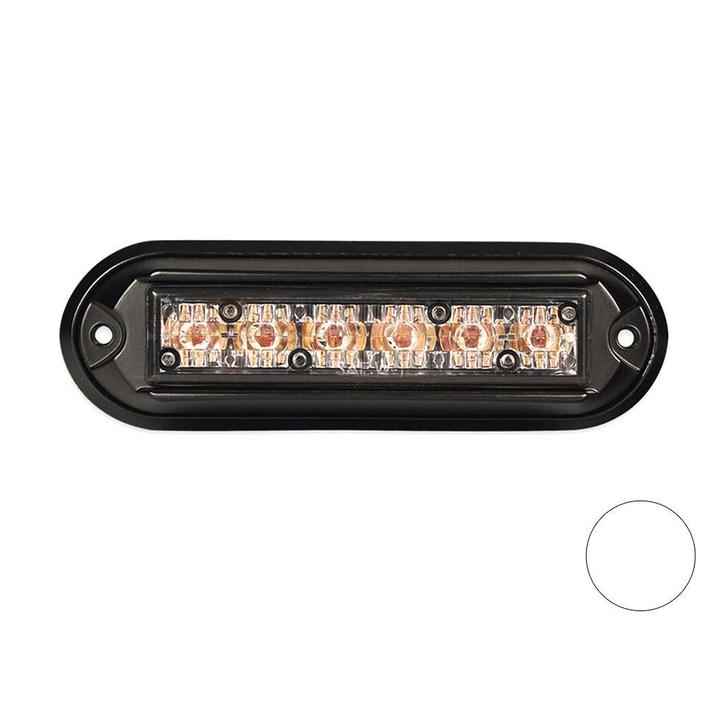 Led Flitser met Zwarte Behuizing Wit, Auto-onderdelen, Verlichting, Ophalen of Verzenden