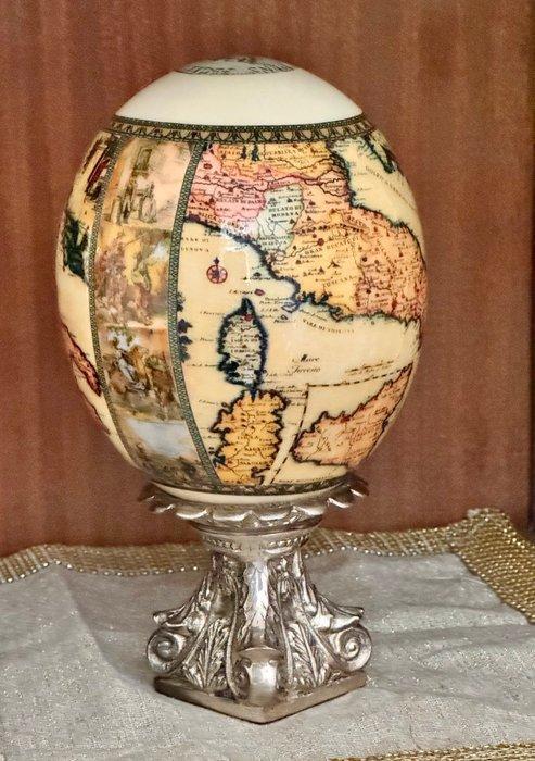 Italië vóór de eenwording Ei - Struthio Camelus - 15 cm - 12, Antiek en Kunst, Curiosa en Brocante
