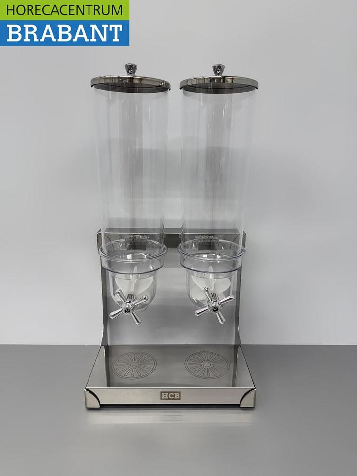 RVS Granendispenser – 2 x 3,5 liter – HCB – Horeca, Zakelijke goederen, Horeca | Keukenapparatuur, Ophalen of Verzenden