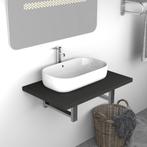 vidaXL Badkamermeubel 60x40x16,3 cm grijs, Verzenden, Nieuw