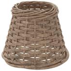Lampenkap Ã15cm Bruin Wicker | OP=OP | Natuurlijke Look, Huis en Inrichting, Lampen | Lampenkappen, Bruin, Verzenden, Rond, Nieuw