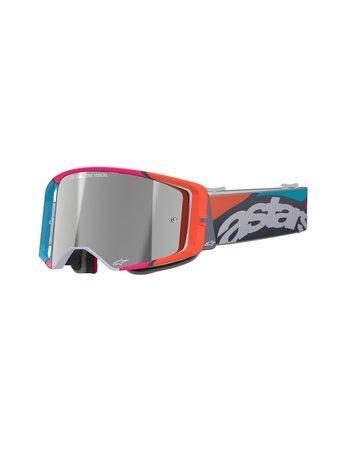 Alpinestars Supertech Stream Goggle – Gray Multi Mirror Silv, Motoren, Kleding | Motorkleding, Verzenden