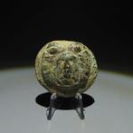 Oud-Romeins Brons Medaillon met de beeltenis van Medusa. 1e, Verzamelen
