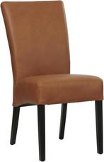 Cognac leren landelijke eetkamerstoel - Rancho Leer Cognac, Huis en Inrichting, Stoelen, Overige kleuren, Nieuw, Leer, Ophalen of Verzenden