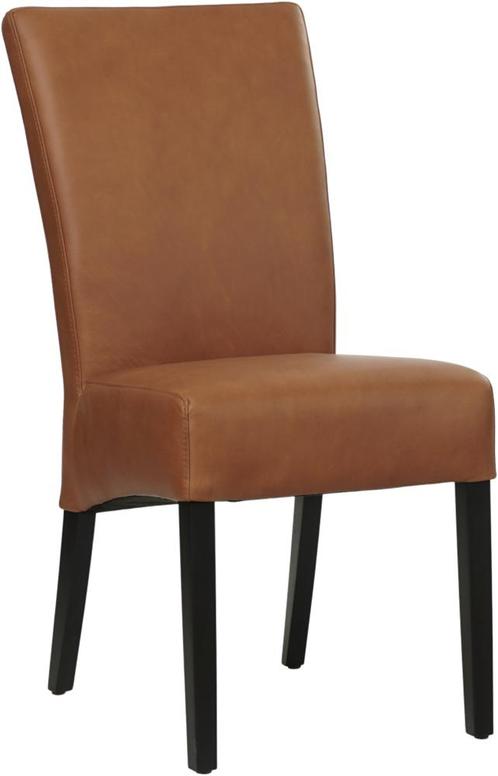 Cognac leren landelijke eetkamerstoel - Rancho Leer Cognac, Huis en Inrichting, Stoelen, Overige kleuren, Eén, Nieuw, Leer, Ophalen of Verzenden