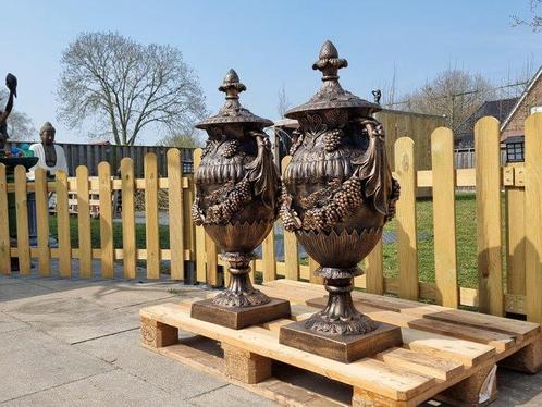 XL Chateau Vases / Urns - Vaas - gietijzer, Antiek en Kunst, Curiosa en Brocante