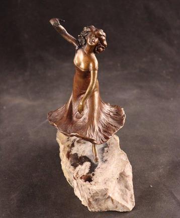 Weens bronzen beeld - Sculpture, Spaanse danseres - 16 cm -