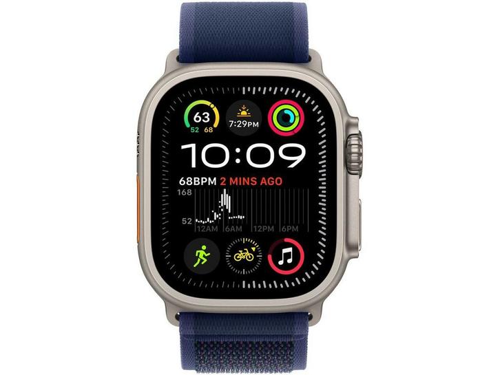 Apple Watch Ultra 2 - GPS + Cellular - 49mm Titanium - Blauw, Huis en Inrichting, Woonaccessoires | Overige, Zo goed als nieuw