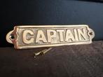 Maritieme objecten (2) - Messing- Handtekening - Kapitein