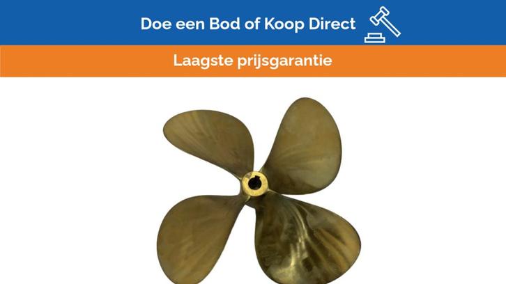 Bieden: Vetus P4E-18X22R Propeller 4-Blade Brass Right Hand, Sports nautiques & Bateaux, Accessoires navigation, Enlèvement ou Envoi