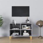 vidaXL Tv-meubel met massief houten poten 69,5x30x50 cm, Verzenden, Nieuw